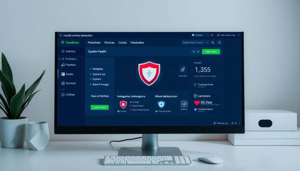 Gebruiksvriendelijke antivirus interface